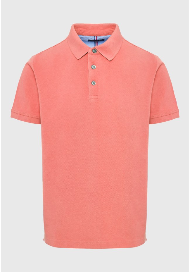 Polo shirt with embroidery on the sleeve