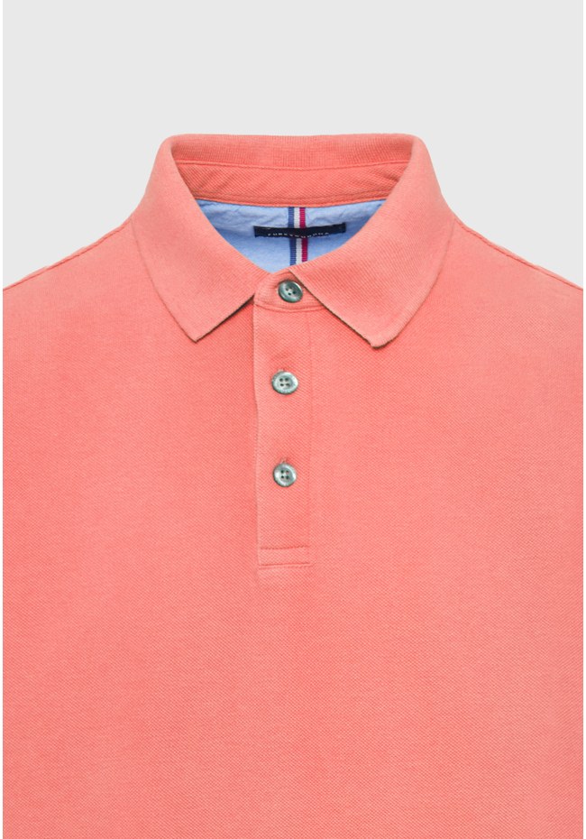 Polo shirt with embroidery on the sleeve