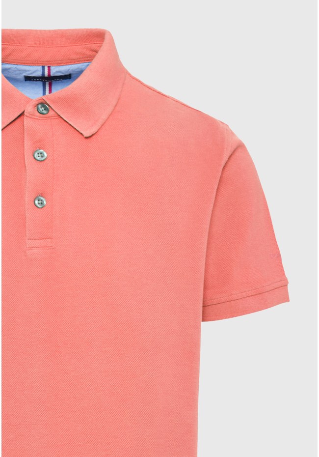 Polo shirt with embroidery on the sleeve