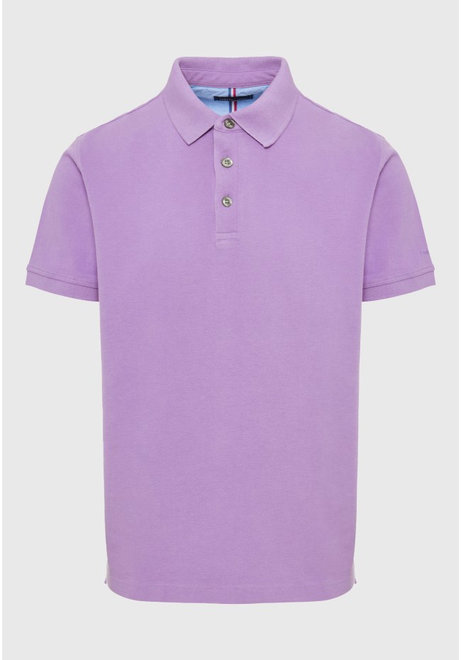 Polo shirt with embroidery on the sleeve