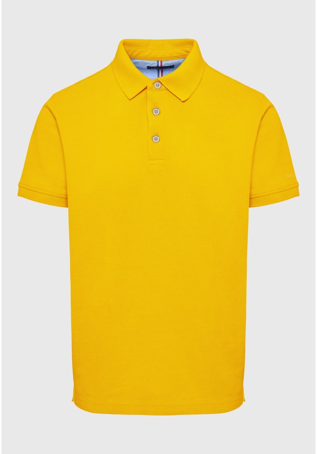 Polo shirt with embroidery on the sleeve