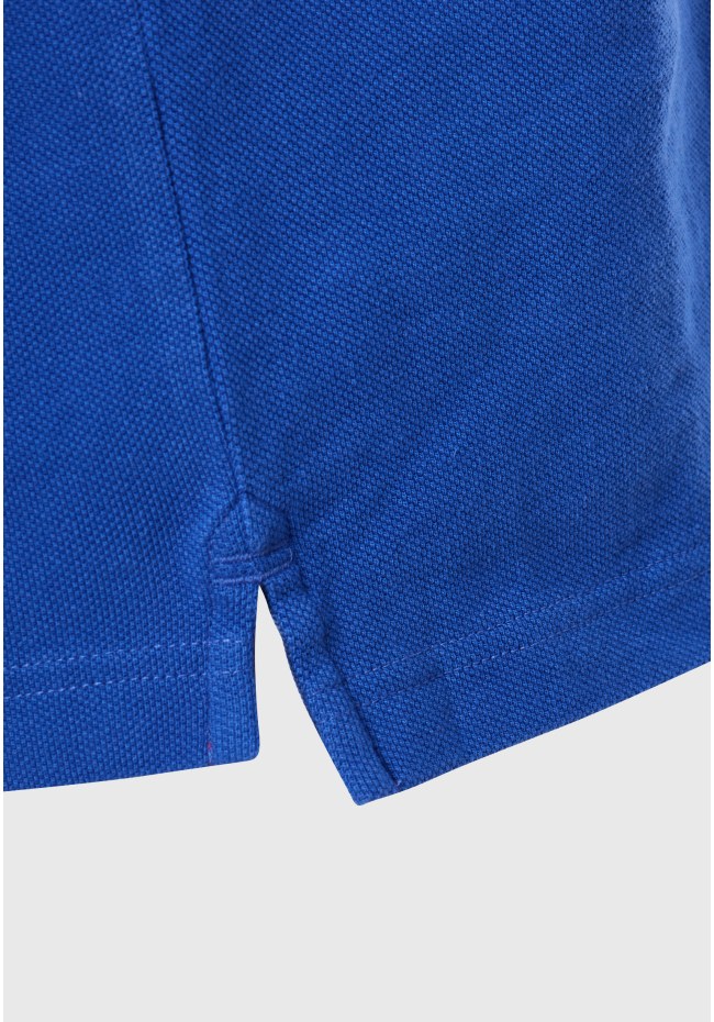 Polo shirt with embroidery on the sleeve