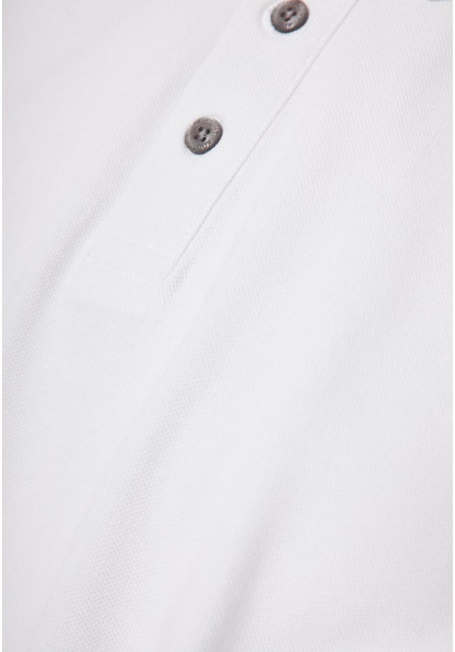 Polo shirt with embroidery on the sleeve