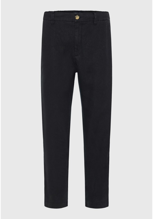 Λινό casual chino παντελόνι