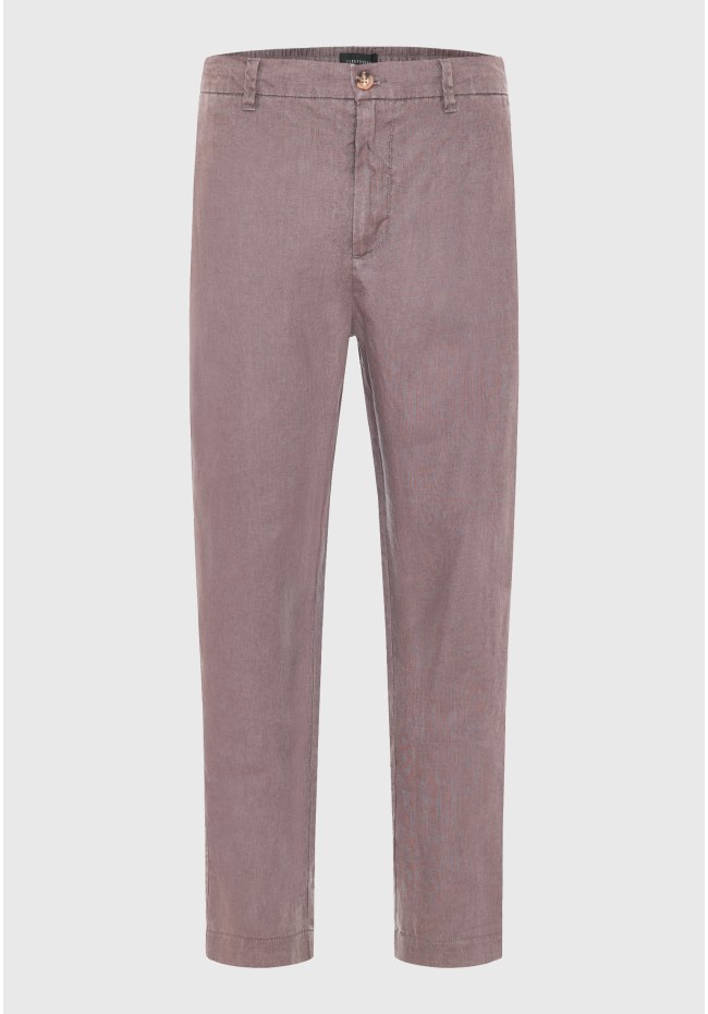 Λινό casual chino παντελόνι