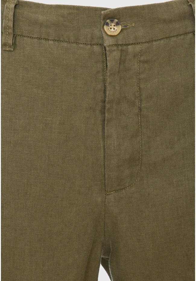 Λινό casual chino παντελόνι