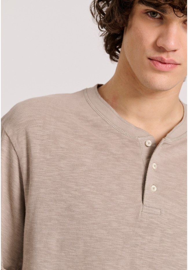 Relaxed fit cotton flame t-shirt