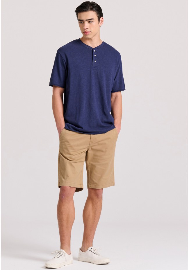 Relaxed fit βαμβακερό t-shirt από φλάμα