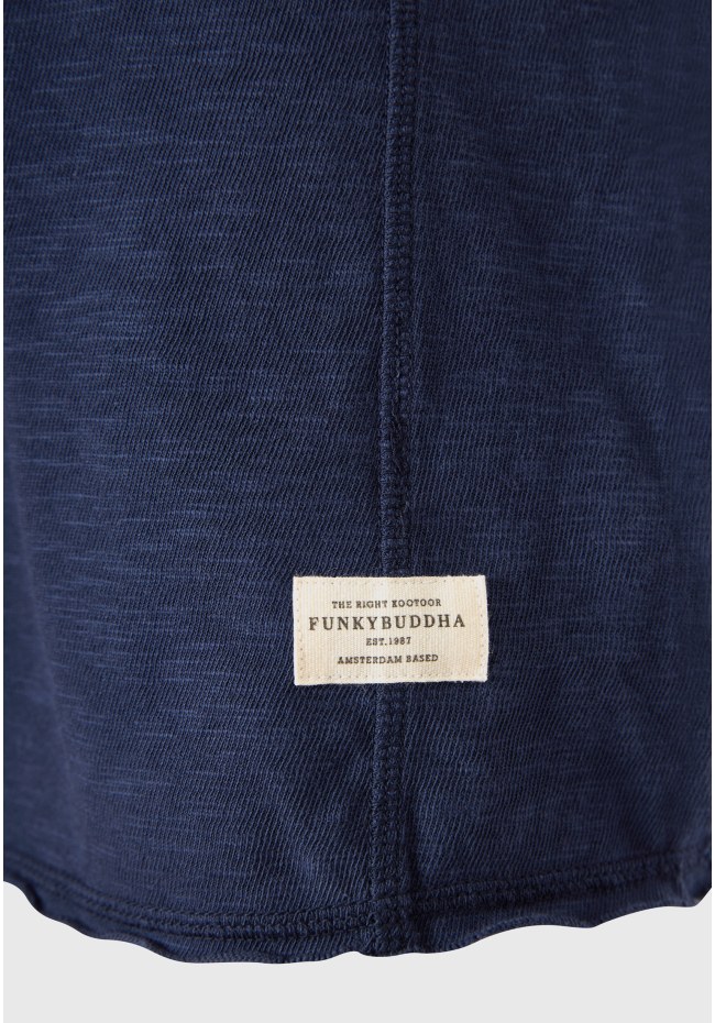 Relaxed fit βαμβακερό t-shirt από φλάμα