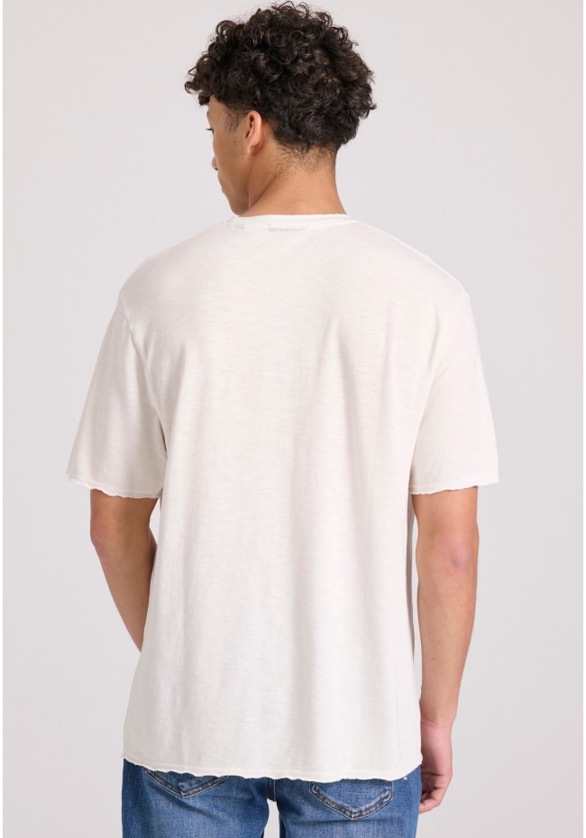 Relaxed fit cotton flame t-shirt