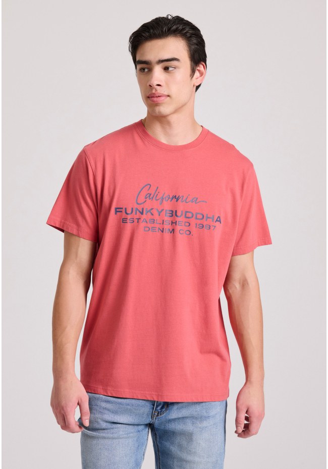 T-shirt με Funky Buddha τύπωμα