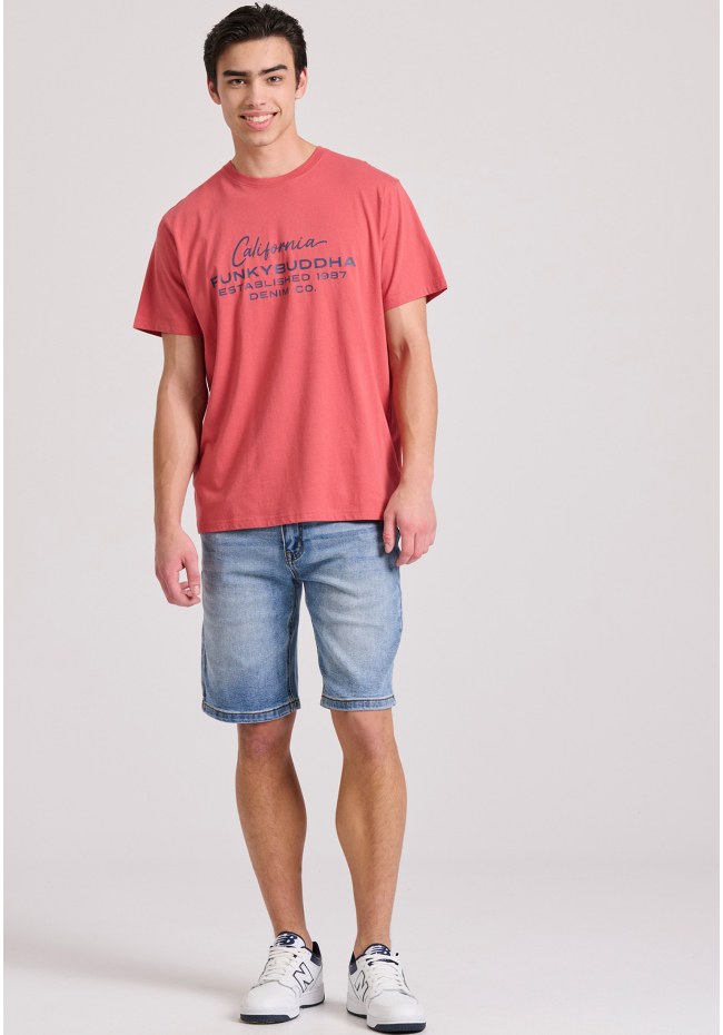 T-shirt με Funky Buddha τύπωμα