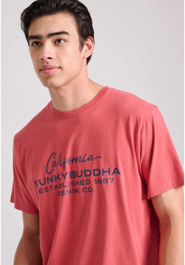 T-shirt με Funky Buddha τύπωμα