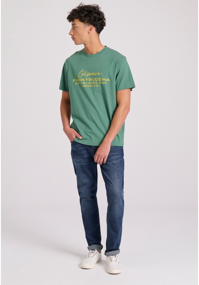 T-shirt με Funky Buddha τύπωμα