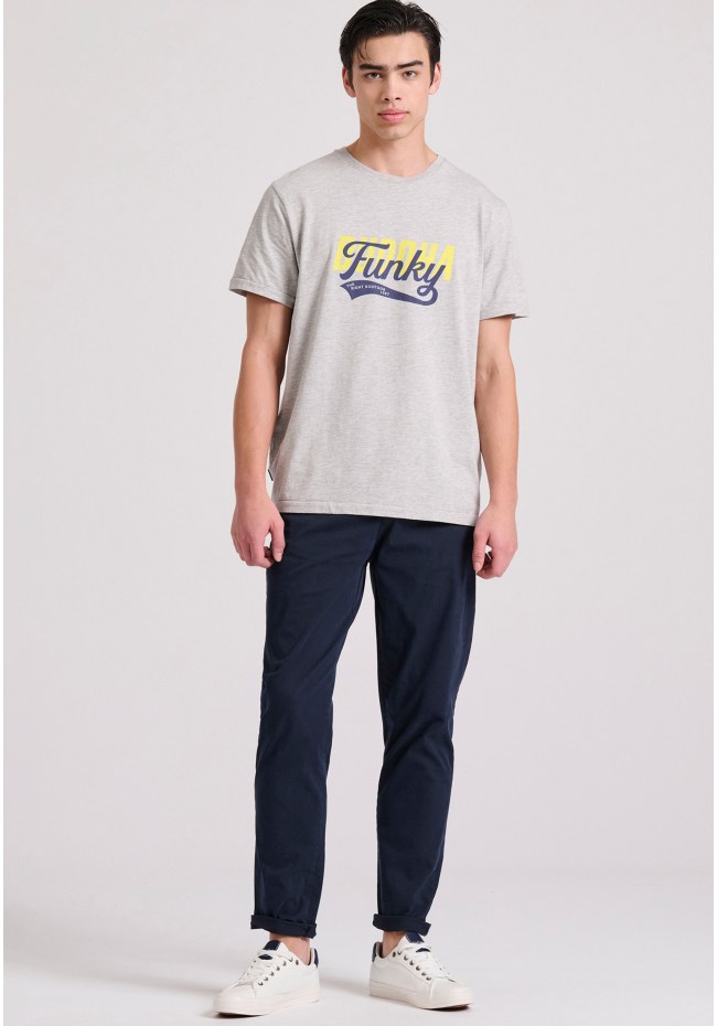 Tapered fit chino παντελόνι
