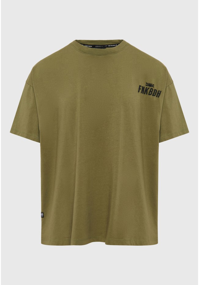 Oversized t-shirt με text artwork τύπωμα στην πλάτη