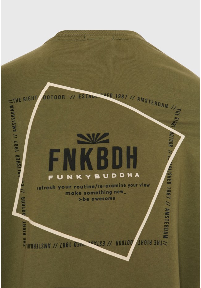 Oversized t-shirt με text artwork τύπωμα στην πλάτη