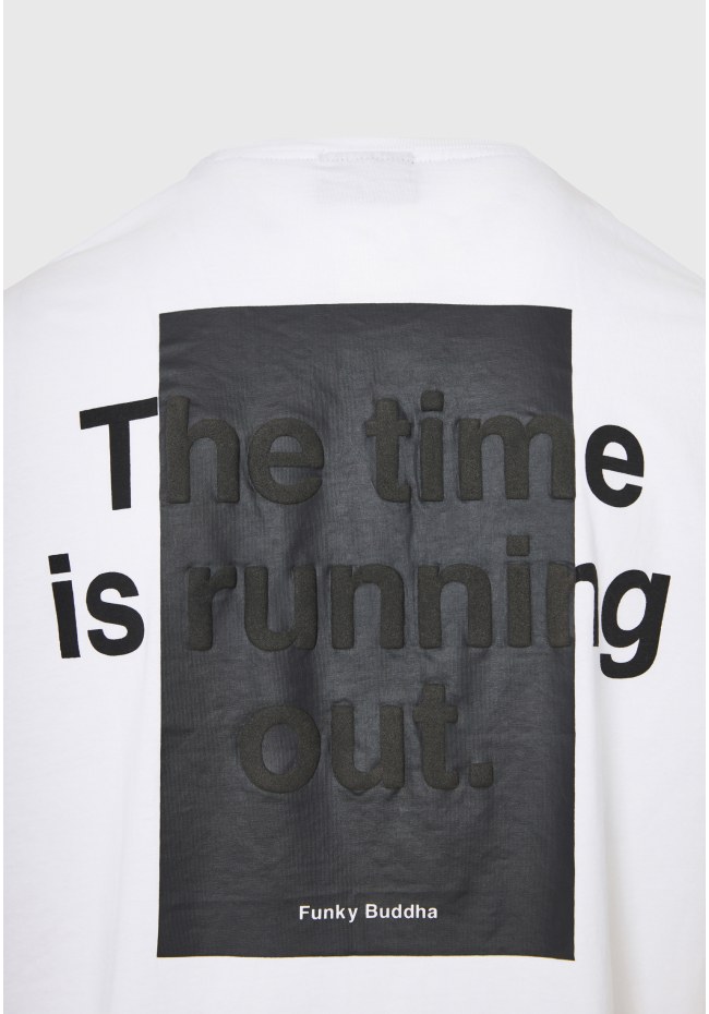 Relaxed fit t-shirt με embossed τύπωμα στην πλάτη