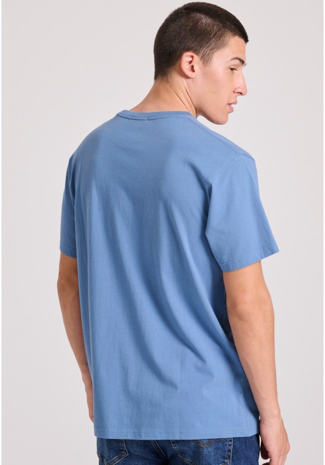 T-shirt με embossed τύπωμα στο στήθος