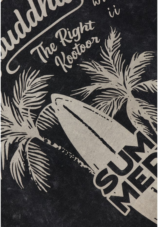 Garment dyed tank top με τύπωμα