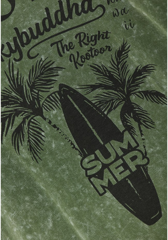 Garment dyed tank top με τύπωμα