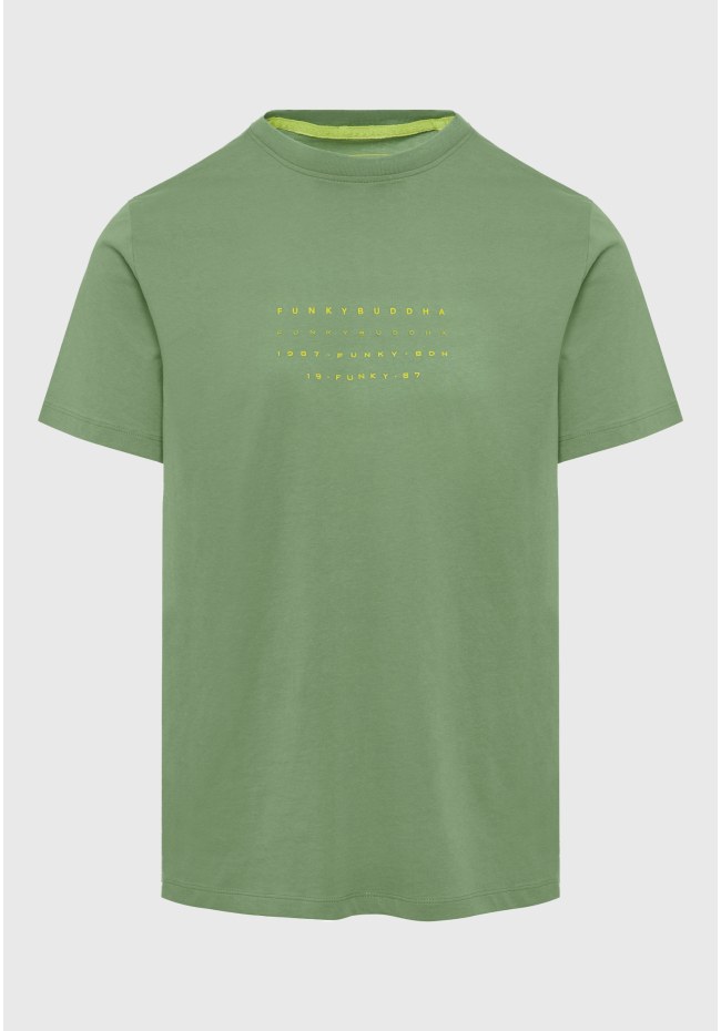 T-shirt με text artwork τύπωμα