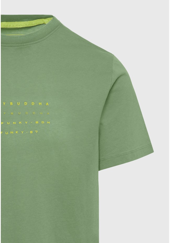 T-shirt με text artwork τύπωμα