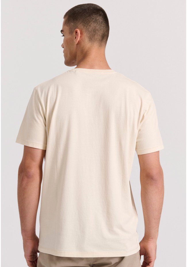 T-shirt με retro τύπωμα στο στήθος