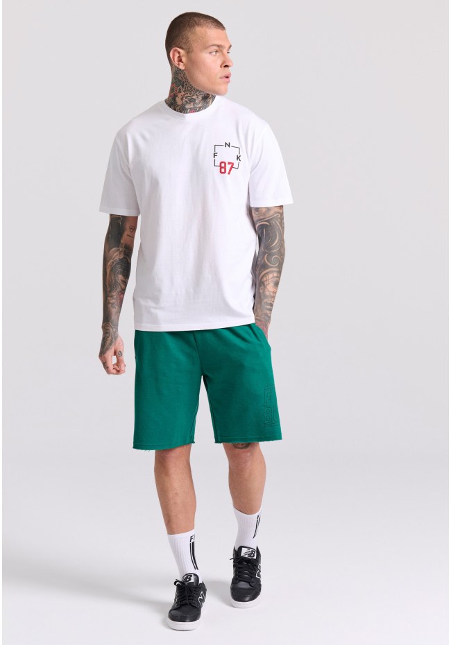 Relaxed fit t-shirt με text artwork τύπωμα στην πλάτη
