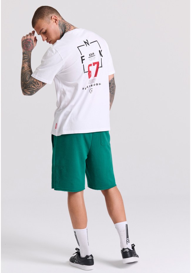 Relaxed fit t-shirt με text artwork τύπωμα στην πλάτη