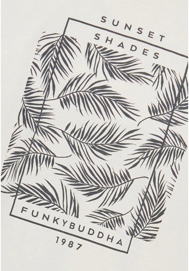 Botanic frame printed t-shirt