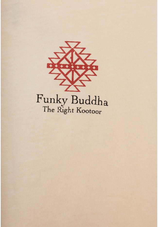 Relaxed fit t-shirt με abstract τύπωμα από οργανικό βαμβάκι