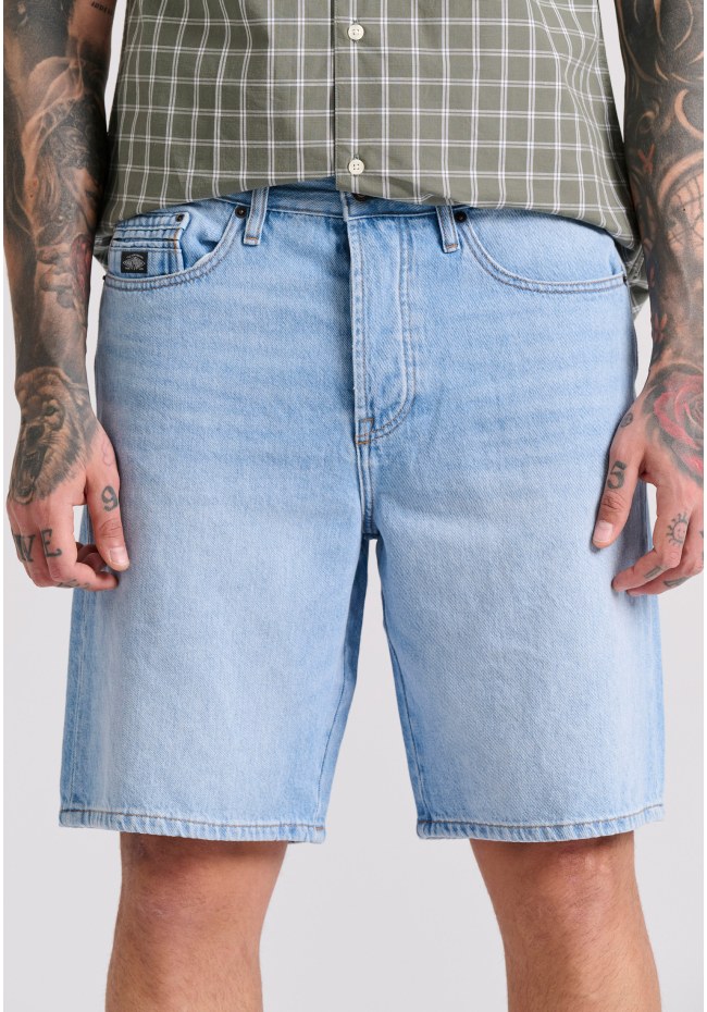 Comfort fit ανδρική τζιν βερμούδα