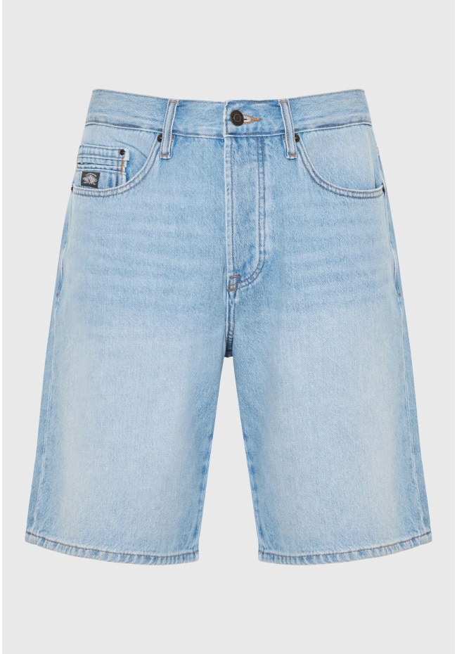 Comfort fit ανδρική τζιν βερμούδα