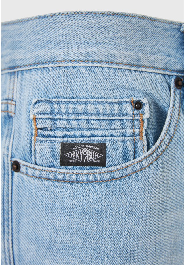 Comfort fit ανδρική τζιν βερμούδα