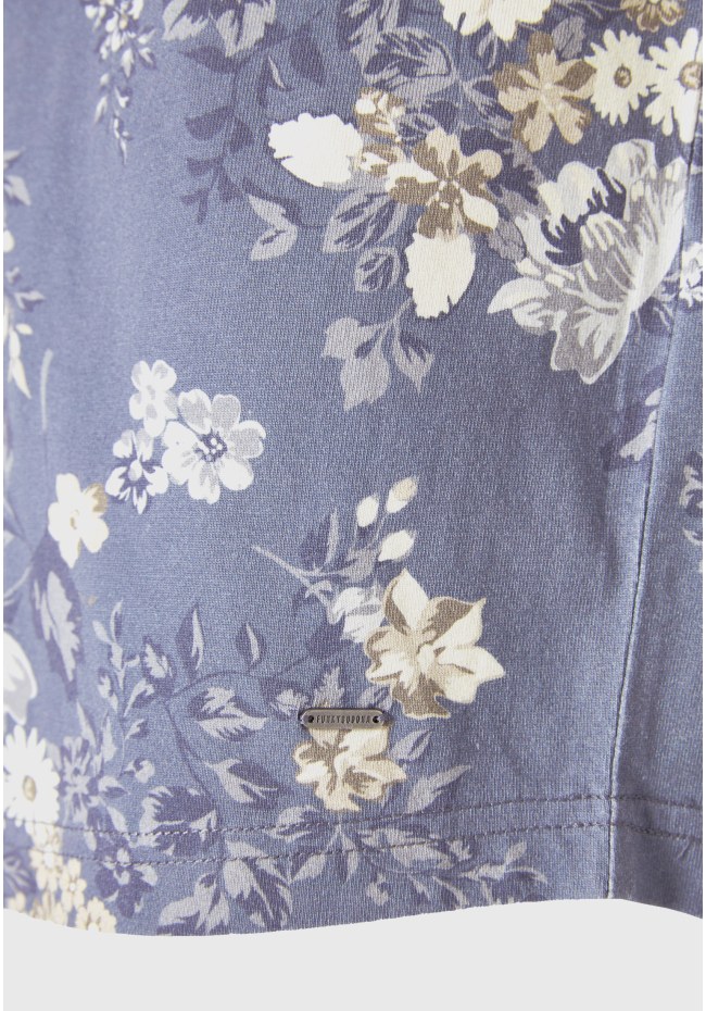 Relaxed fit t-shirt με all over τύπωμα