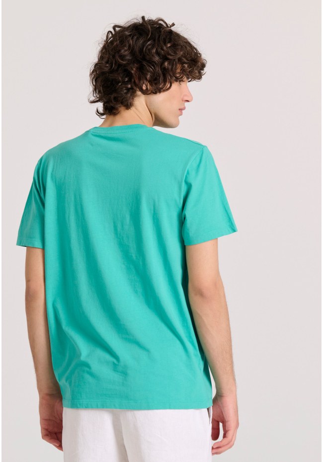 T-shirt με vintage coctail τύπωμα