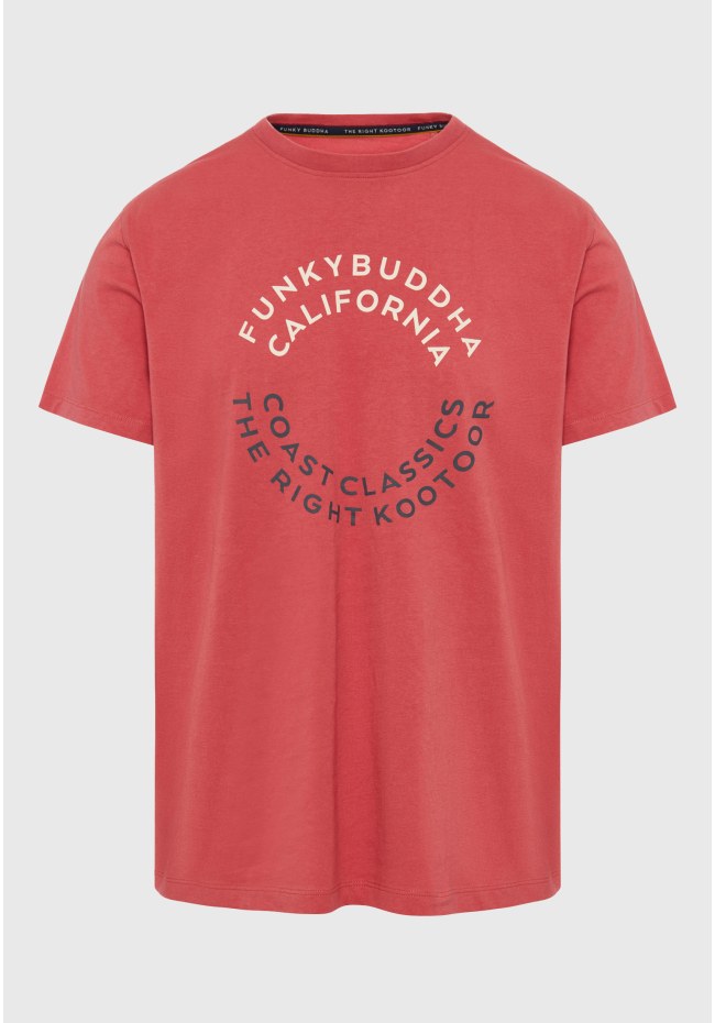 T-shirt με text artwork τύπωμα στο στήθος