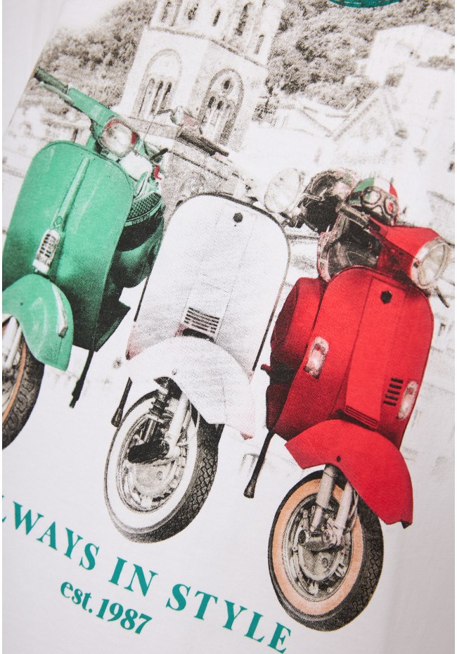 T-shirt με vintage photographic τύπωμα