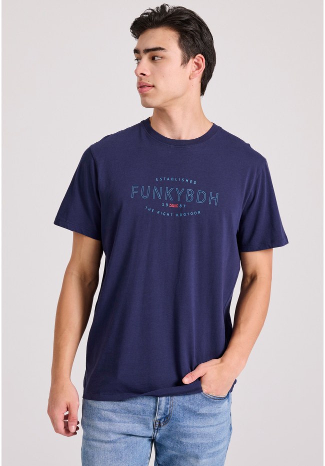 T-shirt with Funky Buddha print