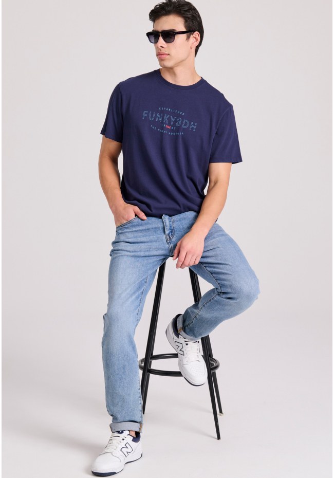 T-shirt with Funky Buddha print