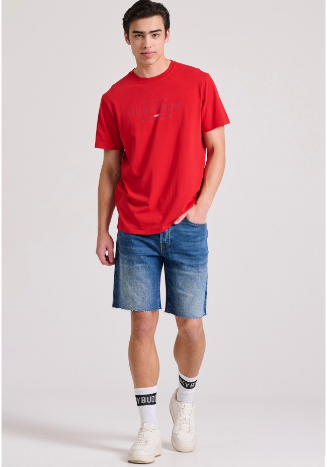 T-shirt με Funky Buddha τύπωμα