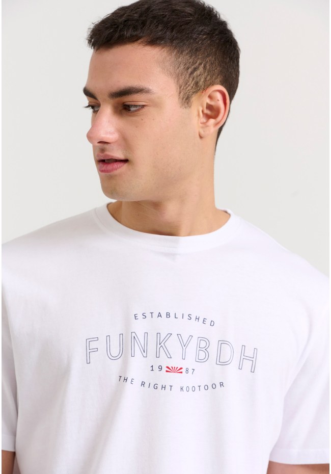 T-shirt with Funky Buddha print