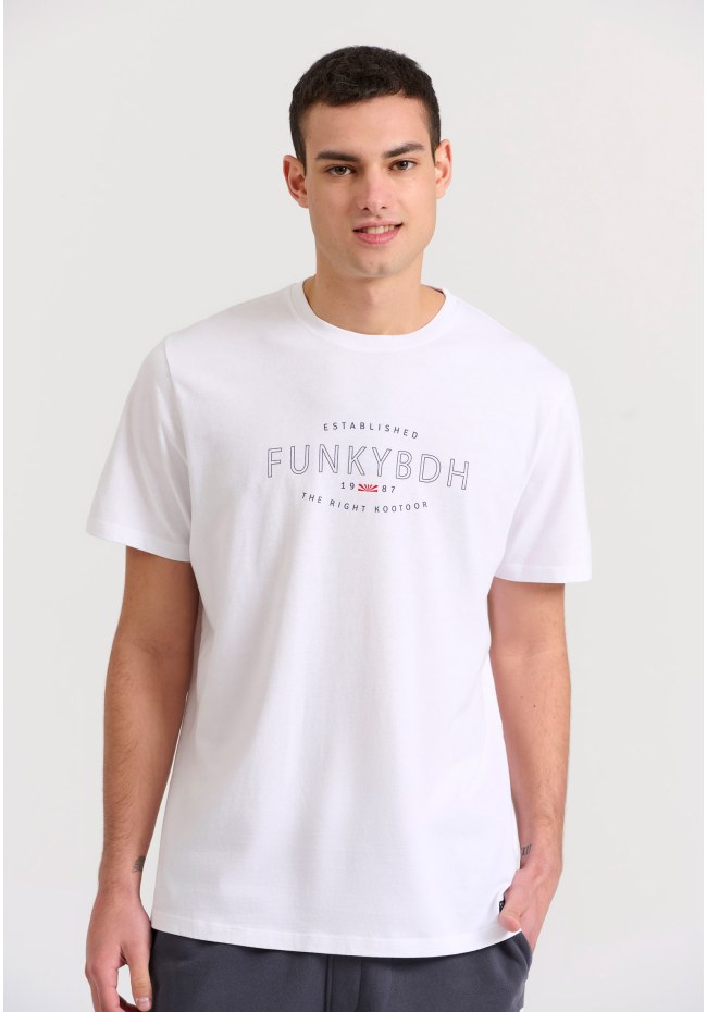 T-shirt with Funky Buddha print