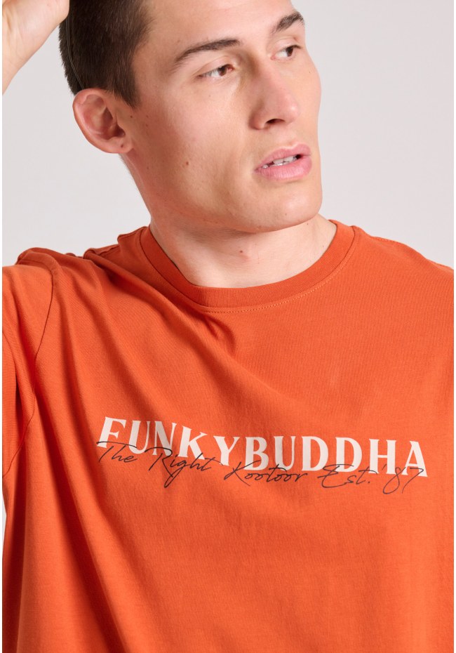 T-shirt με branded τύπωμα από οργανικό βαμβάκι