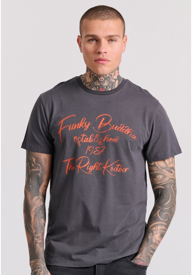 T-shirt με branded retro τύπωμα