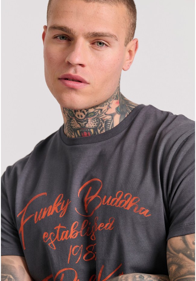 T-shirt με branded retro τύπωμα