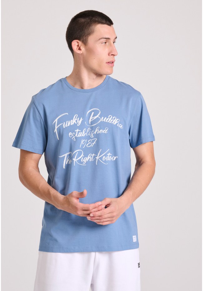 T-shirt με branded retro τύπωμα