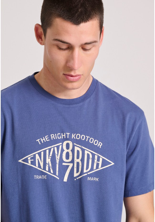 T-shirt με branded text artwork τύπωμα