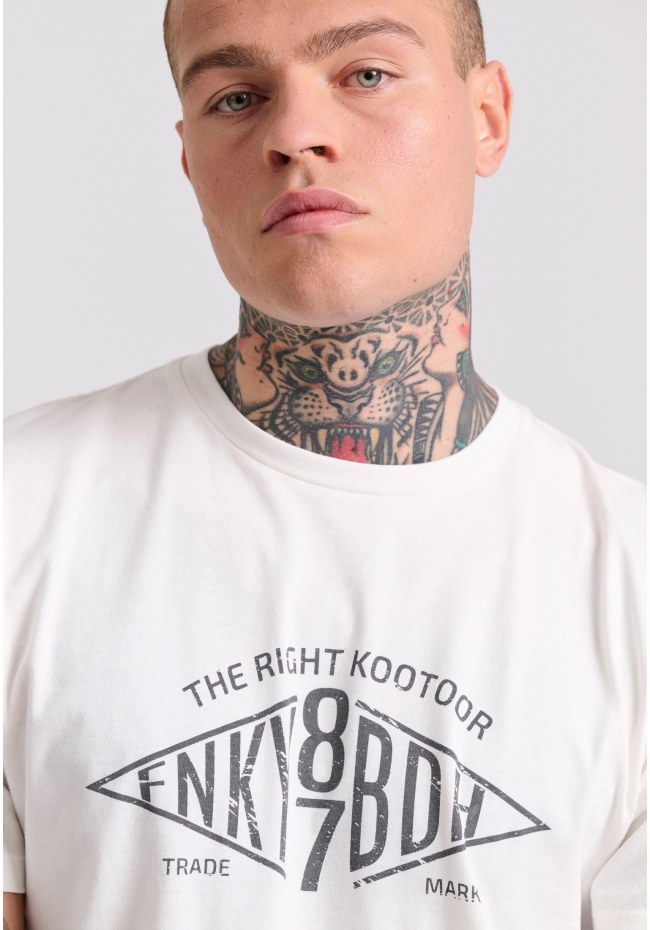 T-shirt με branded text artwork τύπωμα